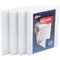 Avery Heavy-Duty View 3 Ring Binders, 0.5" One Touch Slant Rings, 4 White Binders (79709)